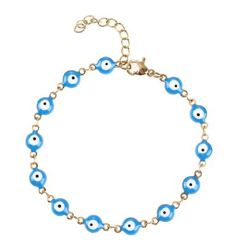 TB7 Evil Eye Pendant Bracelet Bead Charms DIY Jewelry Gift