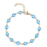 TB7 Evil Eye Pendant Bracelet Bead Charms DIY Jewelry Gift