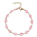 TB7 Evil Eye Pendant Bracelet Bead Charms DIY Jewelry Gift