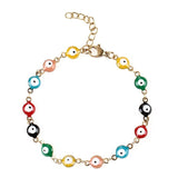 TB7 Evil Eye Pendant Bracelet Bead Charms DIY Jewelry Gift