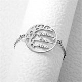 Tree of Life Bracelet for Women Stainless Steel Family Member Bracelet