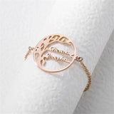Tree of Life Bracelet for Women Stainless Steel Family Member Bracelet