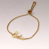 Customizable Stainless Steel Name Bracelet