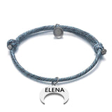 Personalized Couple Bracelets Engraved Name Date Sun Moon Magnetic Clasps