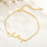 Handwriting Signature Bracelet Charm Nameplate Bracelet For Women