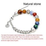 Personalized Nature Beads Bracelets with Engraved Name & Date