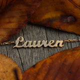 Custom Stainless Steel Name Bracelet for Her - Personalized Letter Charm Jewelry