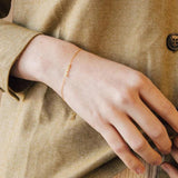 Stainless Steel Letter Bracelet for Women