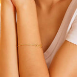 Stainless Steel Letter Bracelet for Women
