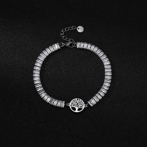 Tree Of Life Double Layer Stainless Steel Bracelet