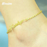 Personalized Stainless Steel Name Chain Bracelet