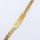 Personalized Stainless Steel Nameplate Bracelet