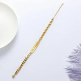 Personalized Stainless Steel Nameplate Bracelet