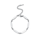Personalized Name Stainless Steel Engrave Chain Bracelet Gift