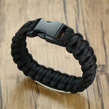 BONISKISS Men's Stainless Steel Engrave Cuff Bracelet