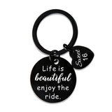 Sweet 16 Birthday Keychain Stainless Steel Gift for Children