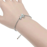 Pet's Bracelet Engrave Dog Stainless Steel Dog Lover Jewelry