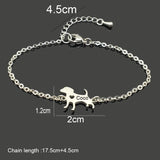 Pet's Bracelet Engrave Dog Stainless Steel Dog Lover Jewelry