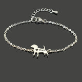 Pet's Bracelet Engrave Dog Stainless Steel Dog Lover Jewelry