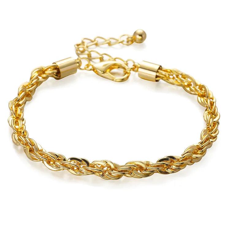 TB9 Stainless Steel Cuban Chain Bracelet for Women