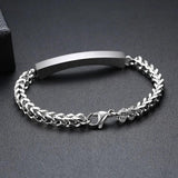 Custom Name Cremation Memorial Urn Bracelet Stainless Steel Women's Gift
