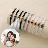 Titanium Steel Photo Projection Bracelet Couples Gift Jewelry