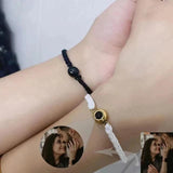 Titanium Steel Photo Projection Bracelet Couples Gift Jewelry