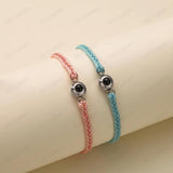 Titanium Steel Photo Projection Bracelet Couples Gift Jewelry