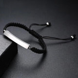 Engraved Memorial Urn Bracelet Stainless Steel Cremation Ash Bangles