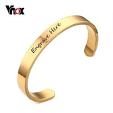Personalized Stainless Steel Engraved Bracelet 6mm 8mm