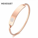 Rose Gold Type 1 Diabetes Medical Women Cuff Bracelet