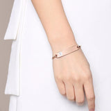 Rose Gold Type 1 Diabetes Medical Women Cuff Bracelet