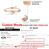 Women's ID Bangle Stainless Steel Bracelet Gift