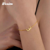 Personalized Women's Stainless Steel Name Bracelet
