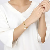 Custom Heart ID Name Bracelet Stainless Steel Chain Link Silver Bangle