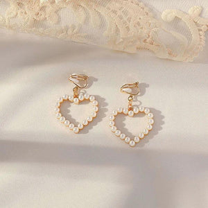 Fairy Spirit Flower Ear Clip Earrings Forest Style Women Jewelry
