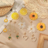 Fairy Spirit Flower Ear Clip Earrings Forest Style Women Jewelry