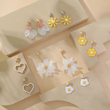 Fairy Spirit Flower Ear Clip Earrings Forest Style Women Jewelry