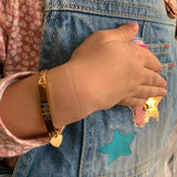Baby Name Bracelet Stainless Steel Adjustable Personalized Girl Boy Jewelry