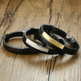 Customizable Engraved Leather Bracelets for Men Women