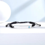 NIBASTAR Stainless Steel Adjustable Couple Bracelet
