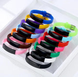 Silicone Rudder Kids Baby ID Bracelet Engrave Name Phone Nu