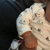 Custom Baby Name Bracelet, Stainless Steel ID Bracelet, Kids Hand Chain