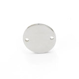 Engraved Name Date Stainless Steel Personalized ID Tag Coin Pendant
