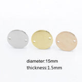 Engraved Name Date Stainless Steel Personalized ID Tag Coin Pendant