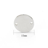 Engraved Name Date Stainless Steel Personalized ID Tag Coin Pendant