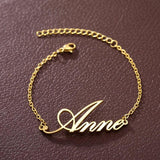 Customized Stainless Steel Name Bracelet for Women Girls