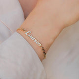 Custom Name Bracelet Steel Bangle