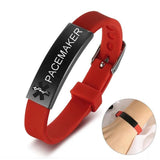 Personalized Waterproof Silicone Medical Alert Bracelet