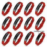 Personalized Waterproof Silicone Medical Alert Bracelet
